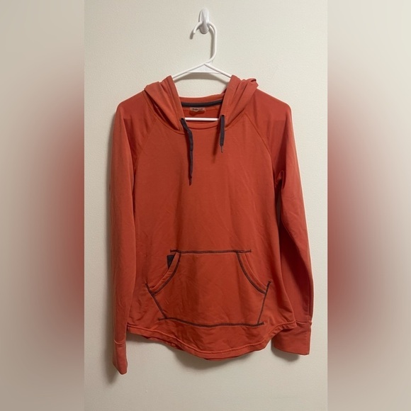 Marmot - Women's La Linea Pullover Hoody Orange UPF 30 Sweatshirt - Size M - Picture 1 of 8